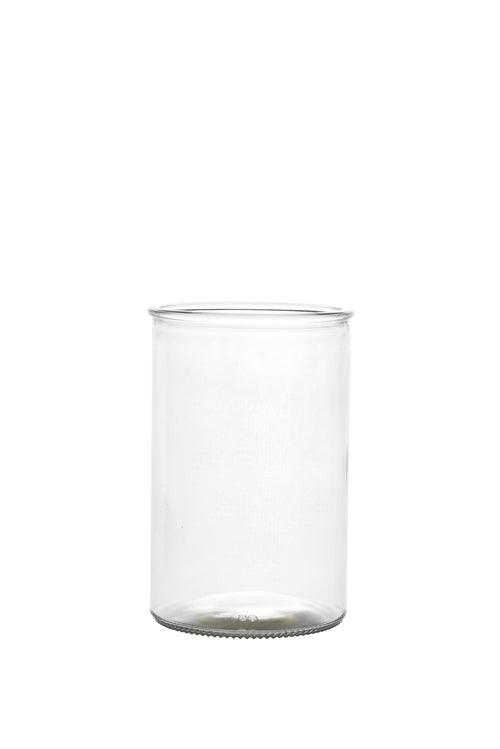 6 Inch Clear Cylinder Glass Vase 4"W x 6"H -- 12 Per Case