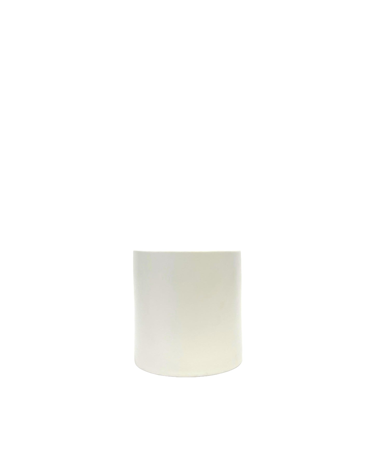 4 Inch Matte White Cylinder Ceramic Vase 4"W x 4"H -- 36 Per Case