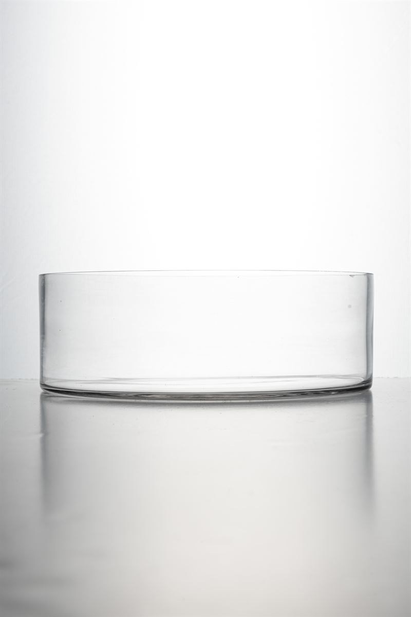 4 Inch Clear Cylinder Glass Vase 12W x 4H -- 4 Per Case