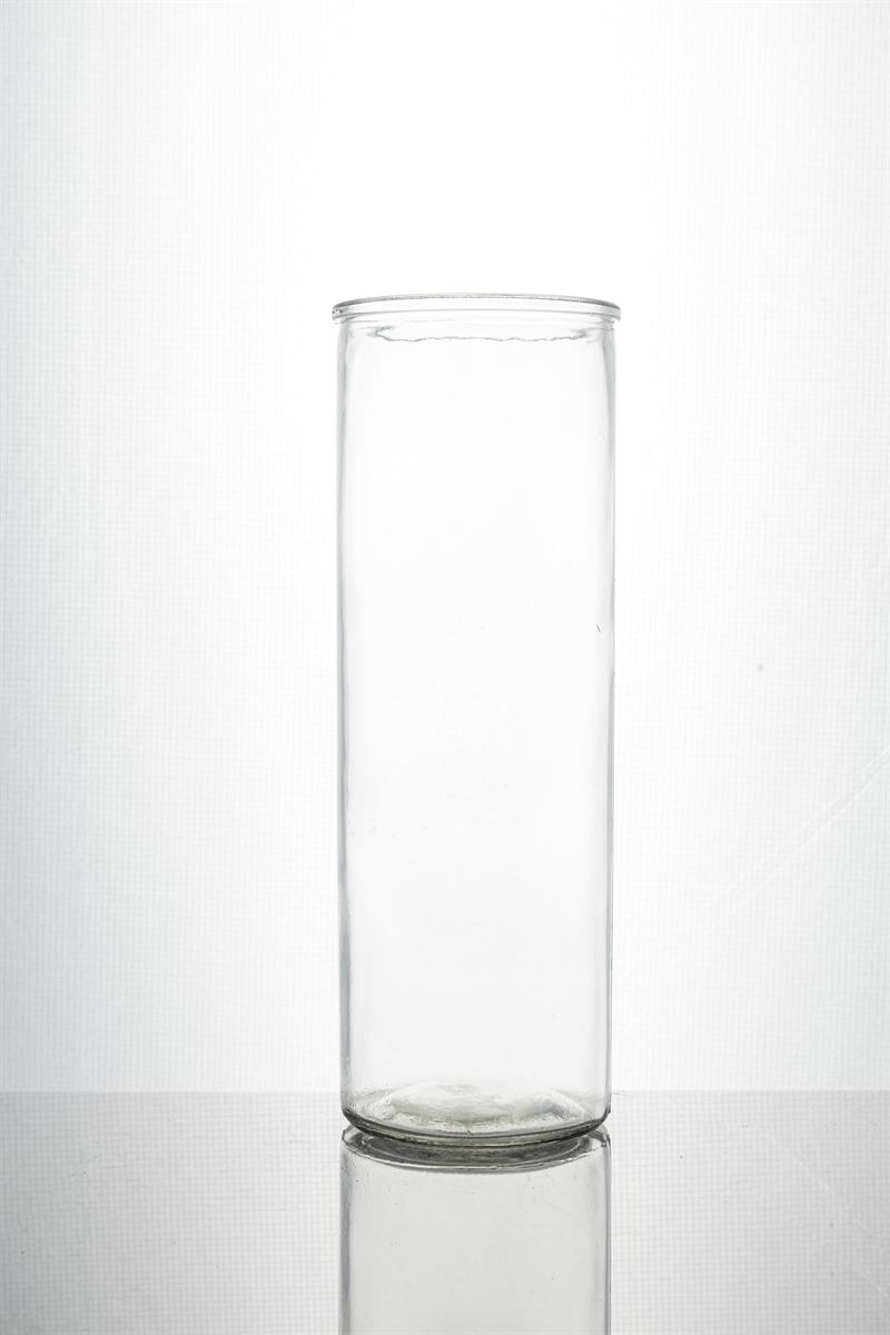 11.5 Inch Clear Cylinder Glass Vase 4W x 11.5H -- 12 Per Case