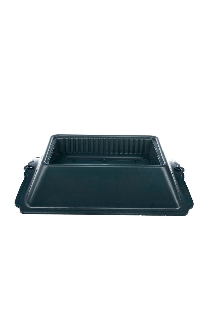 14 Inch Green Deluxe Casket Plastic Planter 14"L x 10.5"W -- 12 Per Case