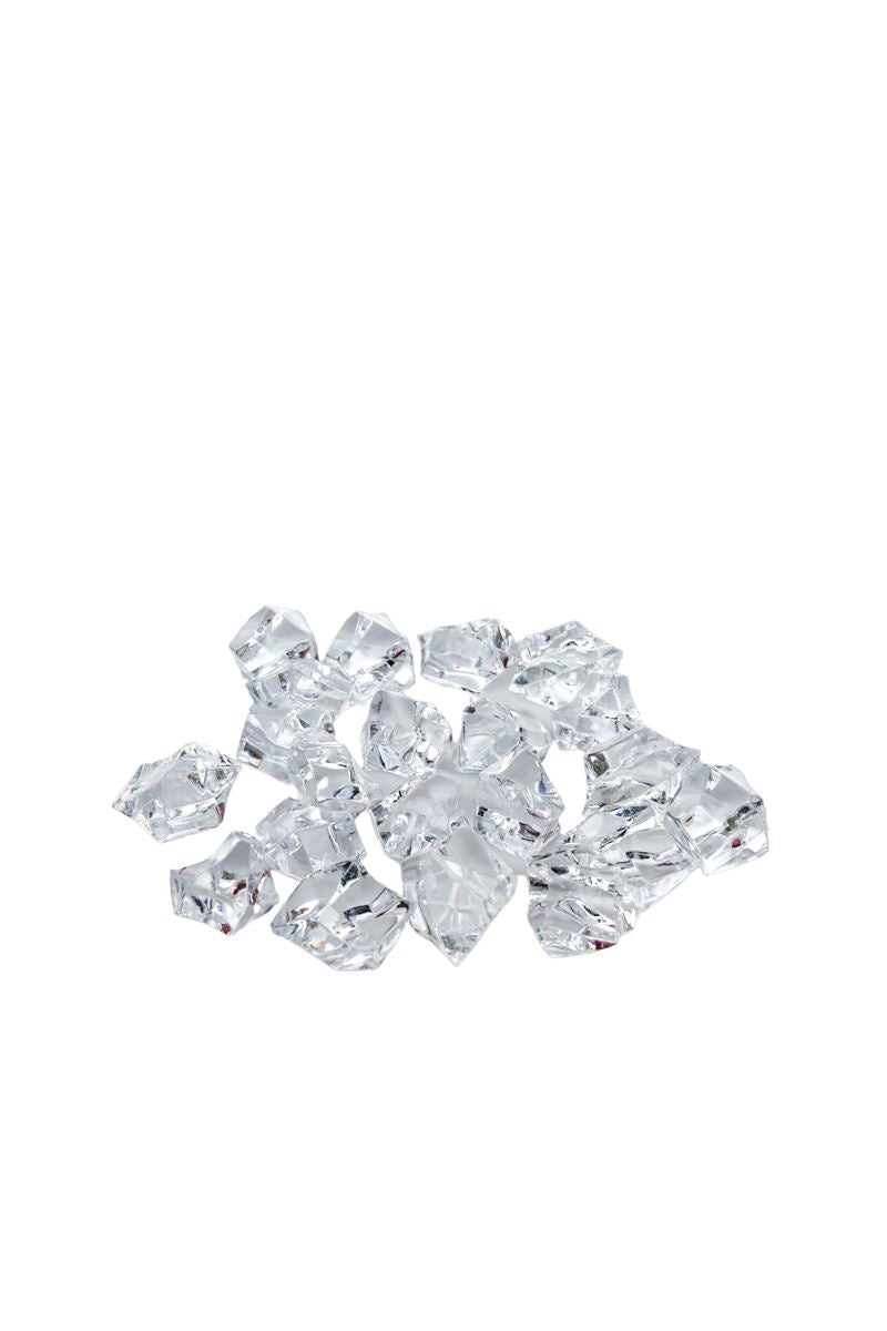 Clear Acrylic Gems -- 24 Per Case