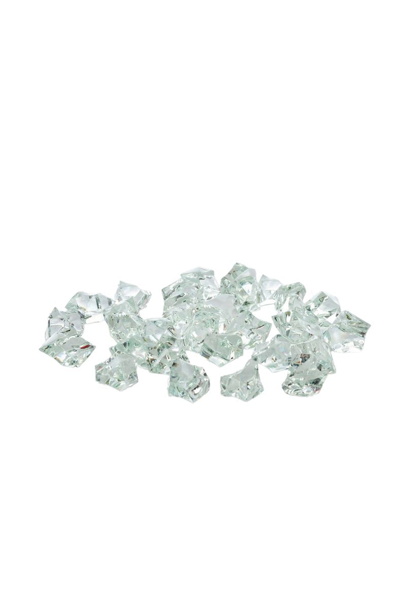 Silver Acrylic Gems -- 24 Per Case