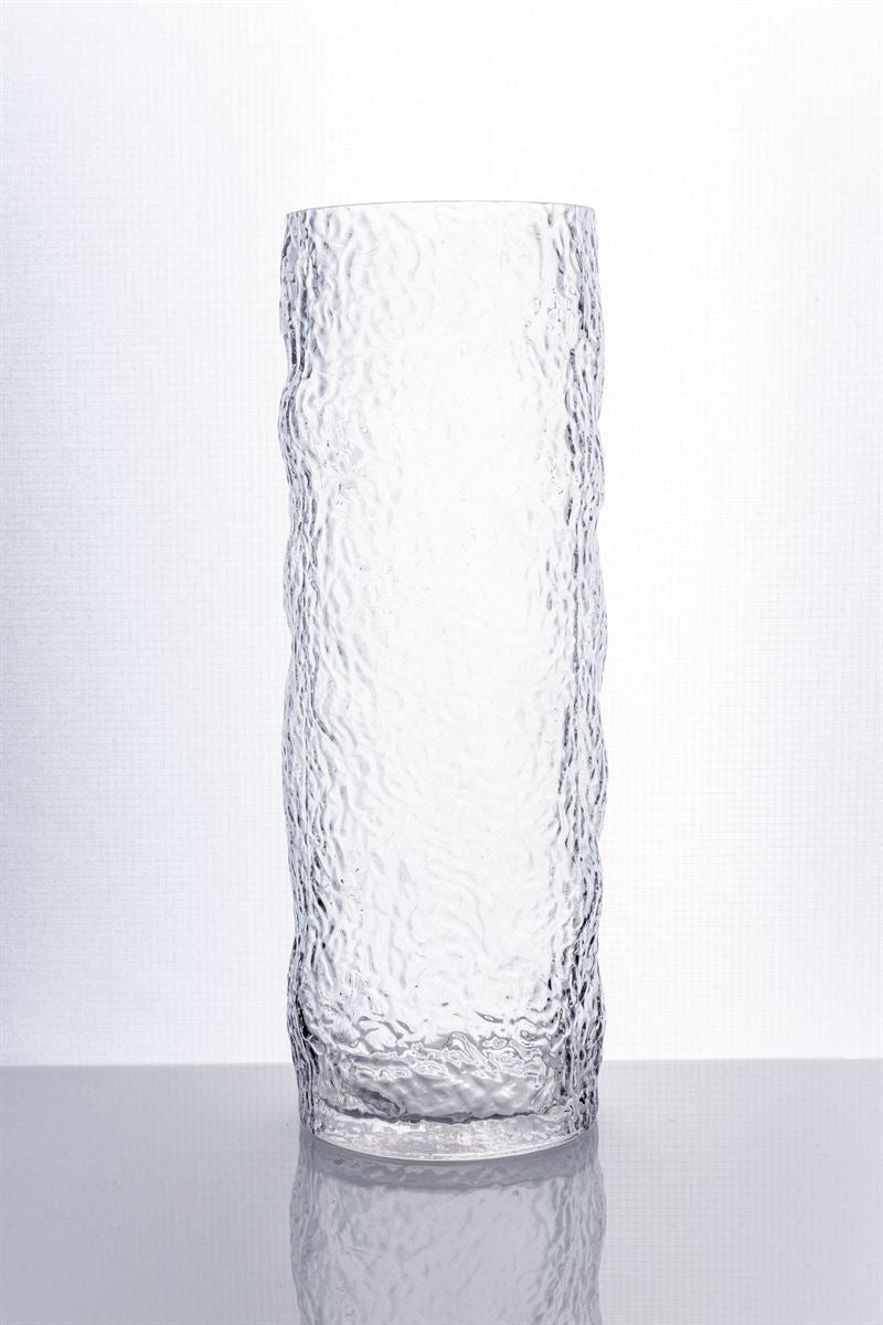 11.75 Inch Clear Cylinder Glass Vase 4W x 11.75H -- 12 Per Case