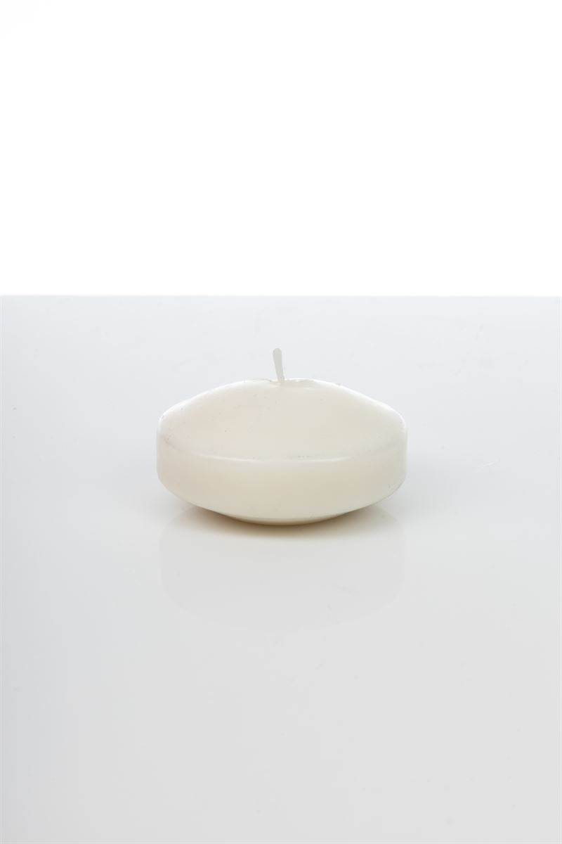 White Floating Candle -- 72 Per Case
