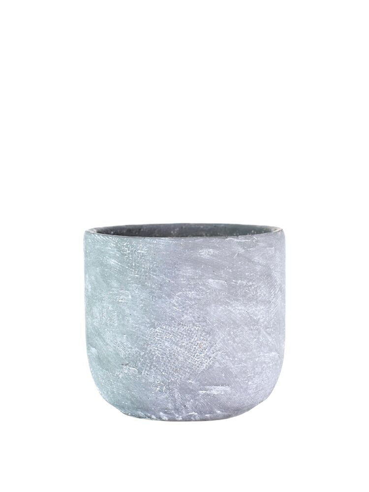 5 Inch Gray Bullet Cement Planter 5.5"W x 5"H -- 8 Per Case