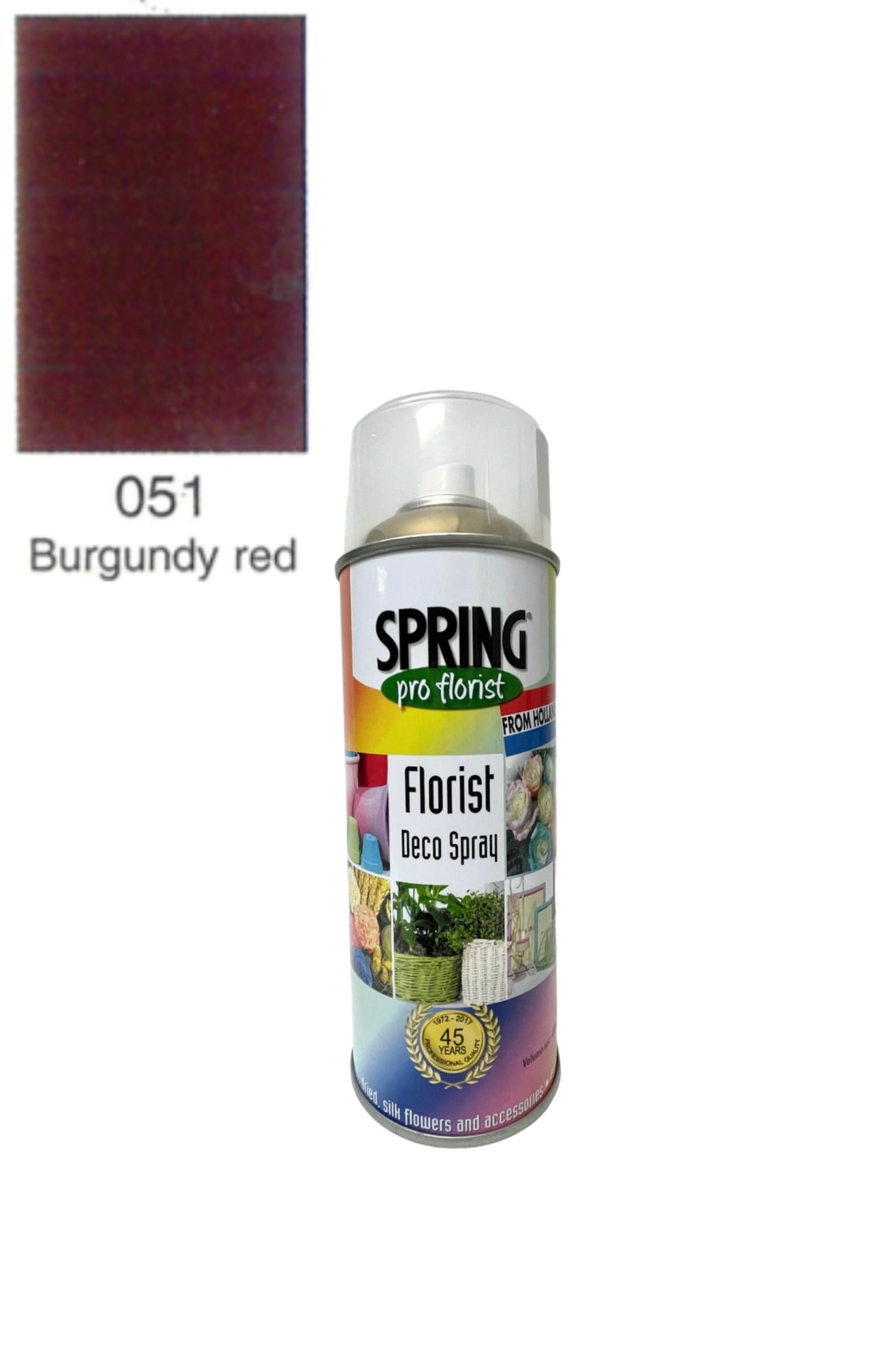 400ml Spray Color - 051 Burgundy Red -- 12 Per Case