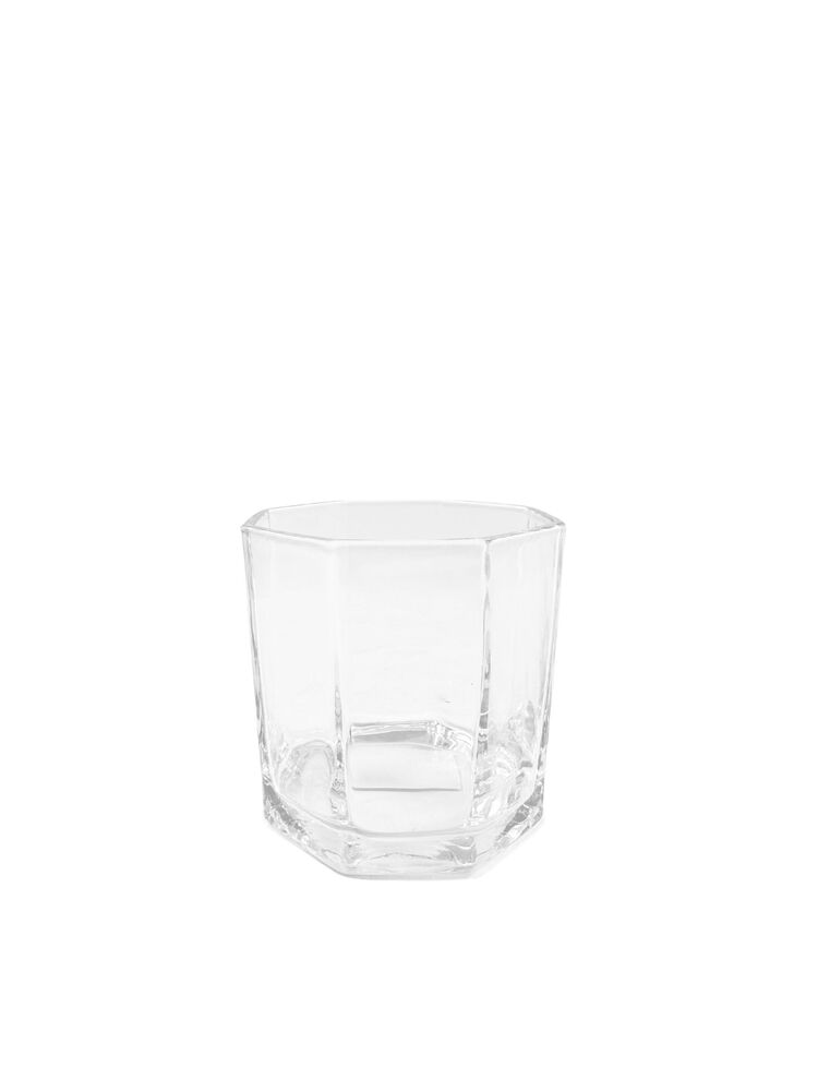 4.75 Inch Clear Octagon Glass Vase 4.75"L x 4.75"W x 4.75"H -- 12 Per Case