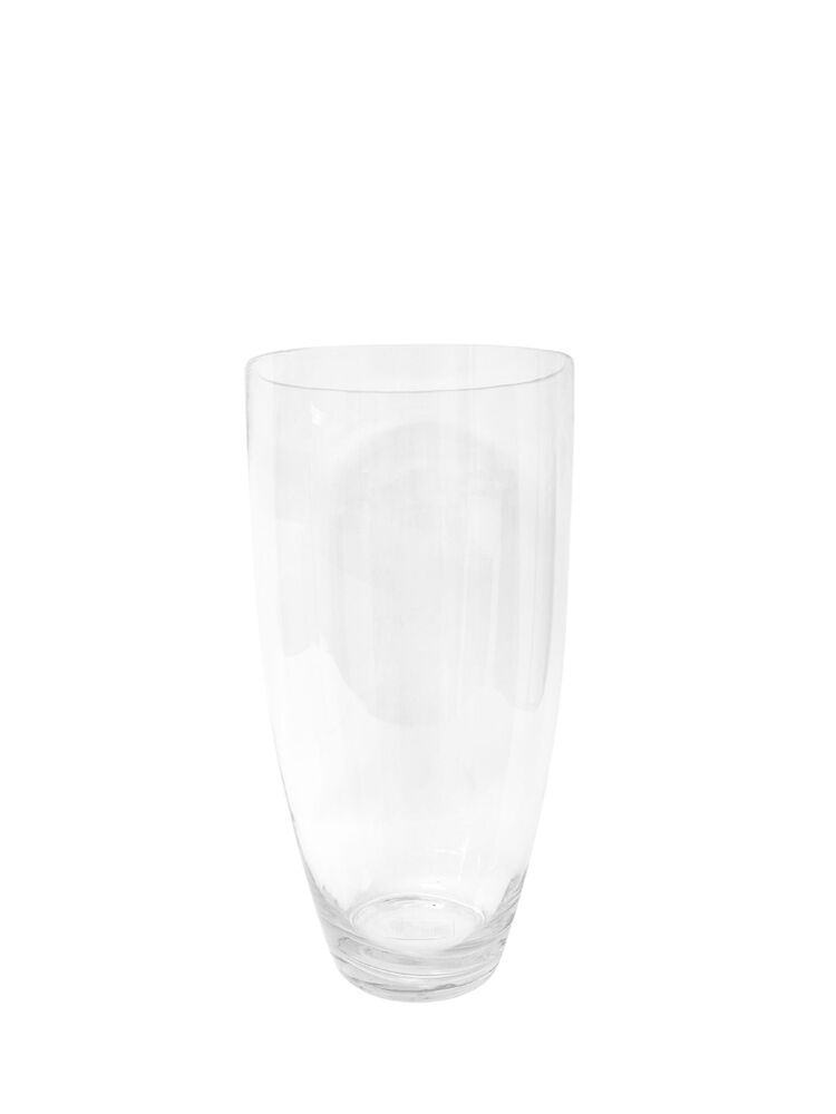12 Inch Cleae Bullet Glass Vase 6"D x 12"H -- 6 Per Case