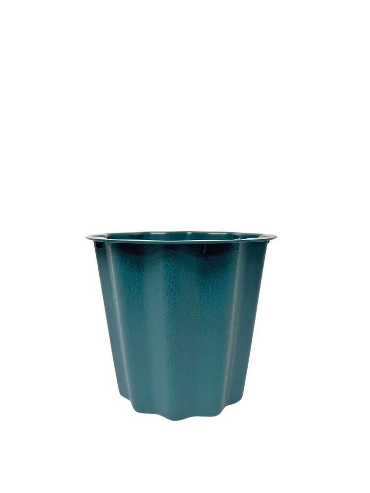 7.5 Inch Green Bucket Plastic Pot 9D x 7.5H -- 96 Per Case