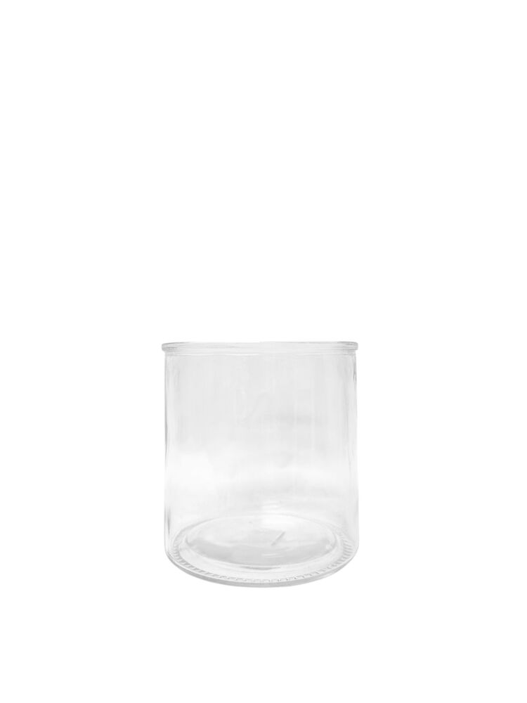 6 Inch Clear Cylinder Glass Vase 6W x 6H -- 12 Per Case
