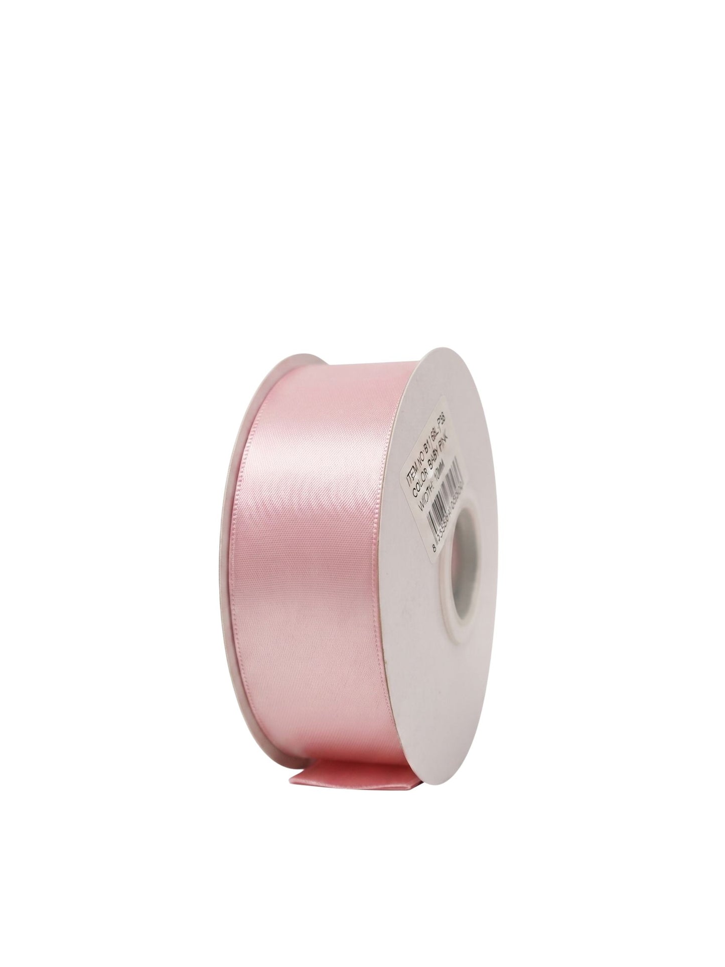 1.5 Inch Polyester Single Satin Ribbon (50 Yards) - Light Pink -- 9 Per Case