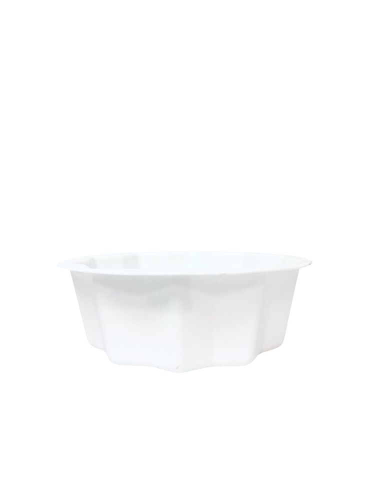 2.75 Inch White Round Plastic Planter 8.25"W x 2.75"H -- 192 Per Case