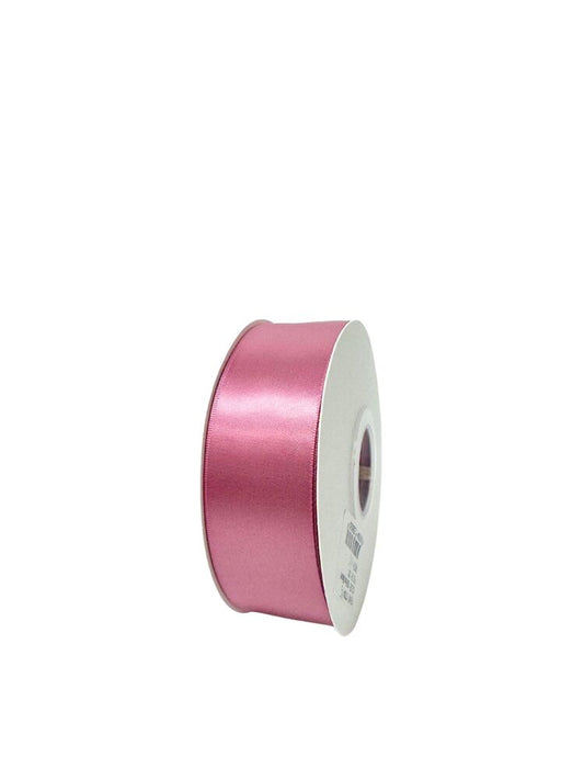 1.5 Inch Polyester Single Satin Ribbon (50 Yards) - Rosy Mauve -- 9 Per Case