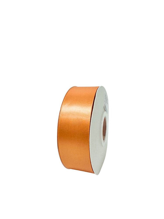 1.5 Inch Polyester Single Satin Ribbon (50 Yards) - Old Gold -- 9 Per Case