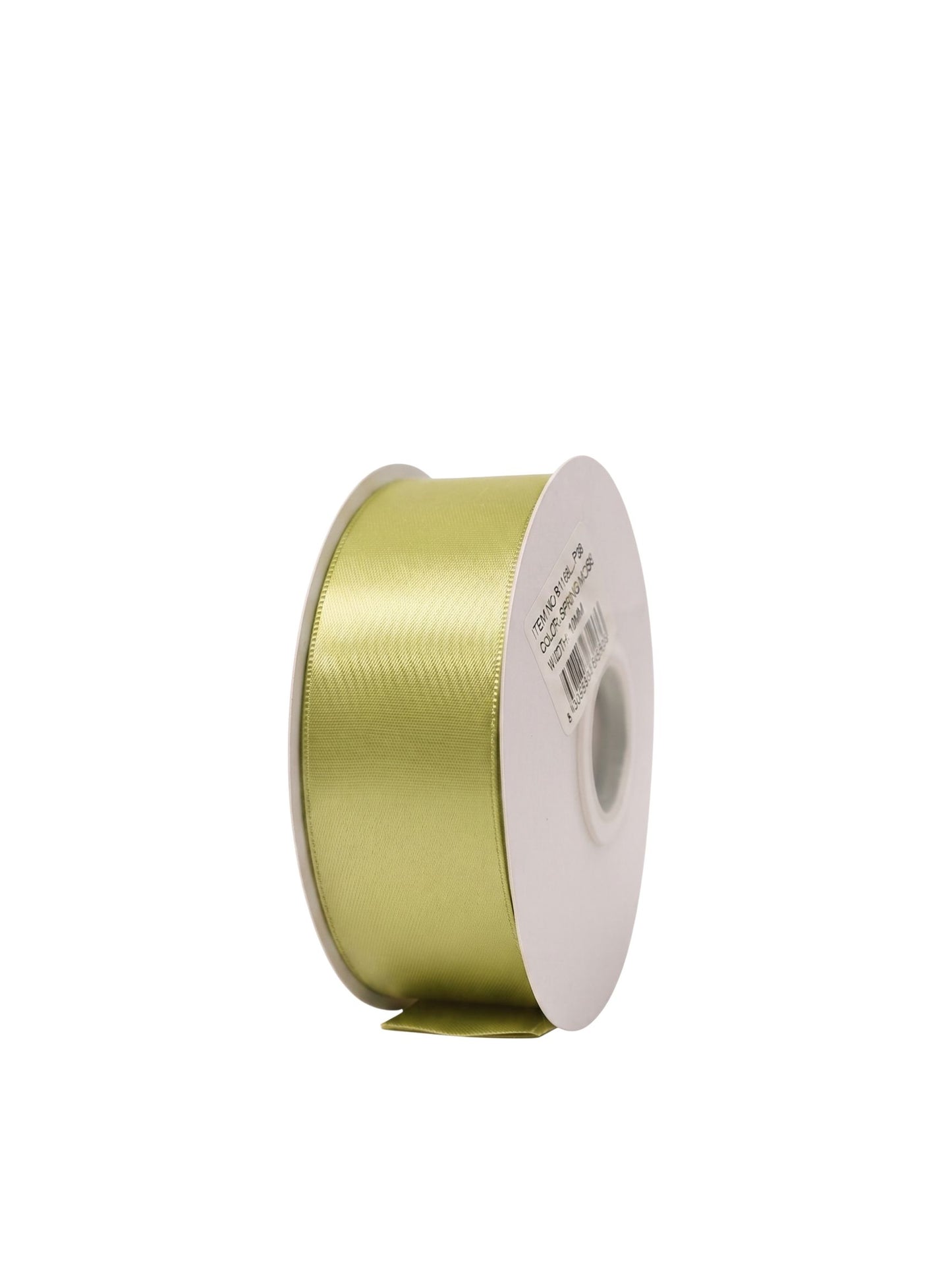 1.5 Inch Polyester Single Satin Ribbon (50 Yards) - Spring Moss -- 9 Per Case