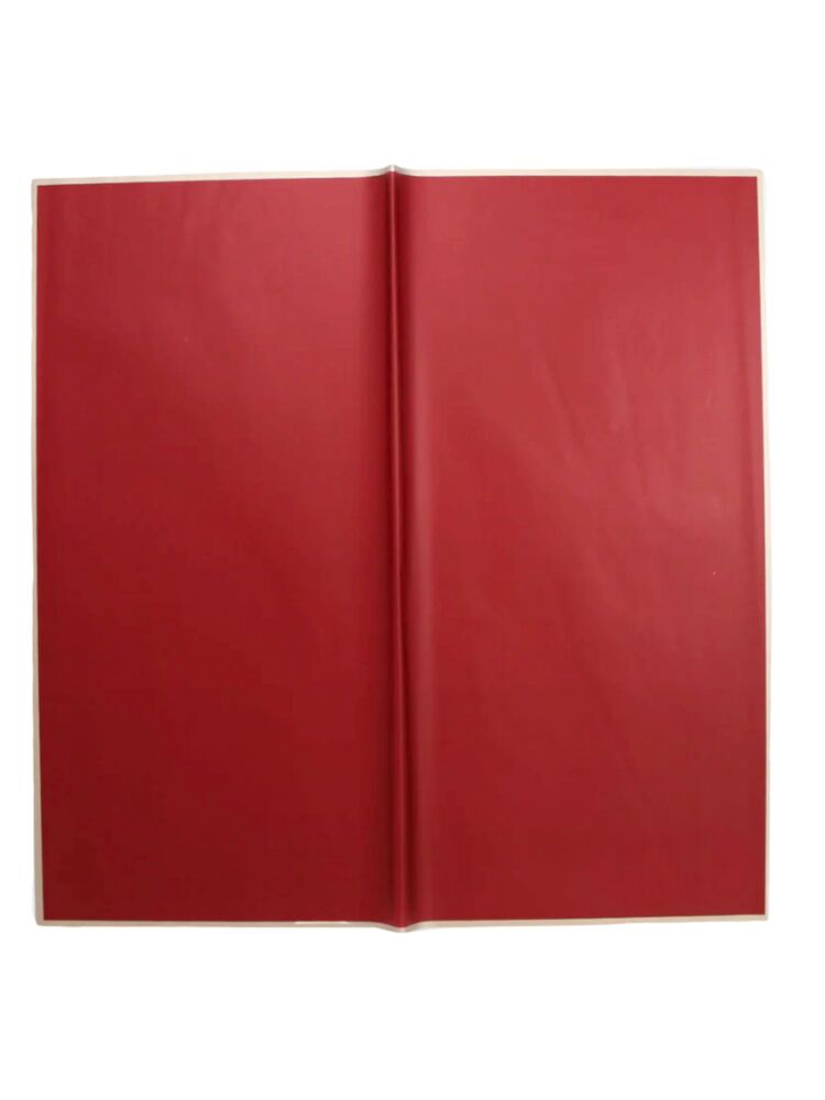 Red w/ Gold Edge Flower Wrapping Paper 20pcs -- 50 Per Case