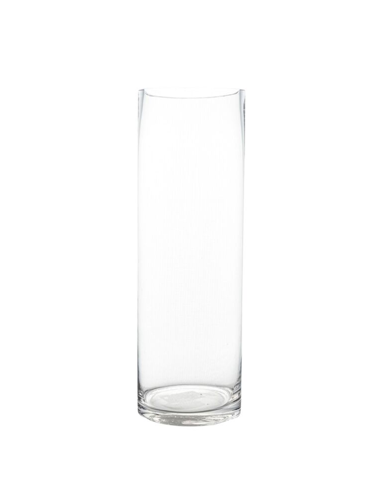 24 Inch Clear Cylinder Glass Vase 6"W x 24"H -- 12 Per Case