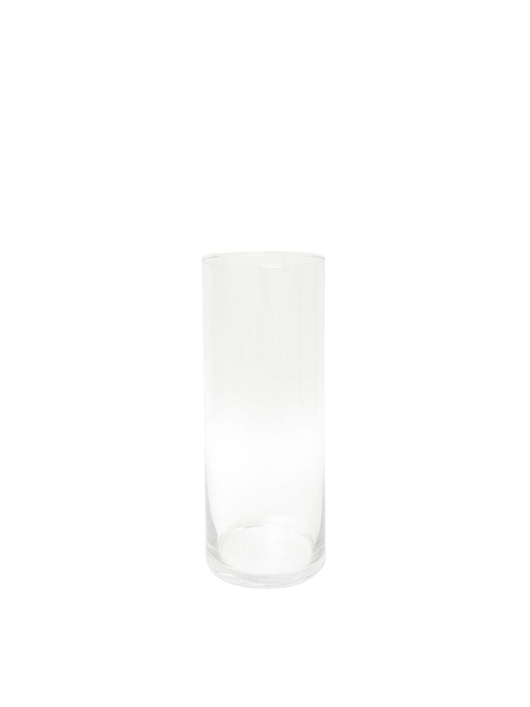 8.5 Inch Clear Cylinder Glass Vase 3.5W x 8.5H -- 12 Per Case