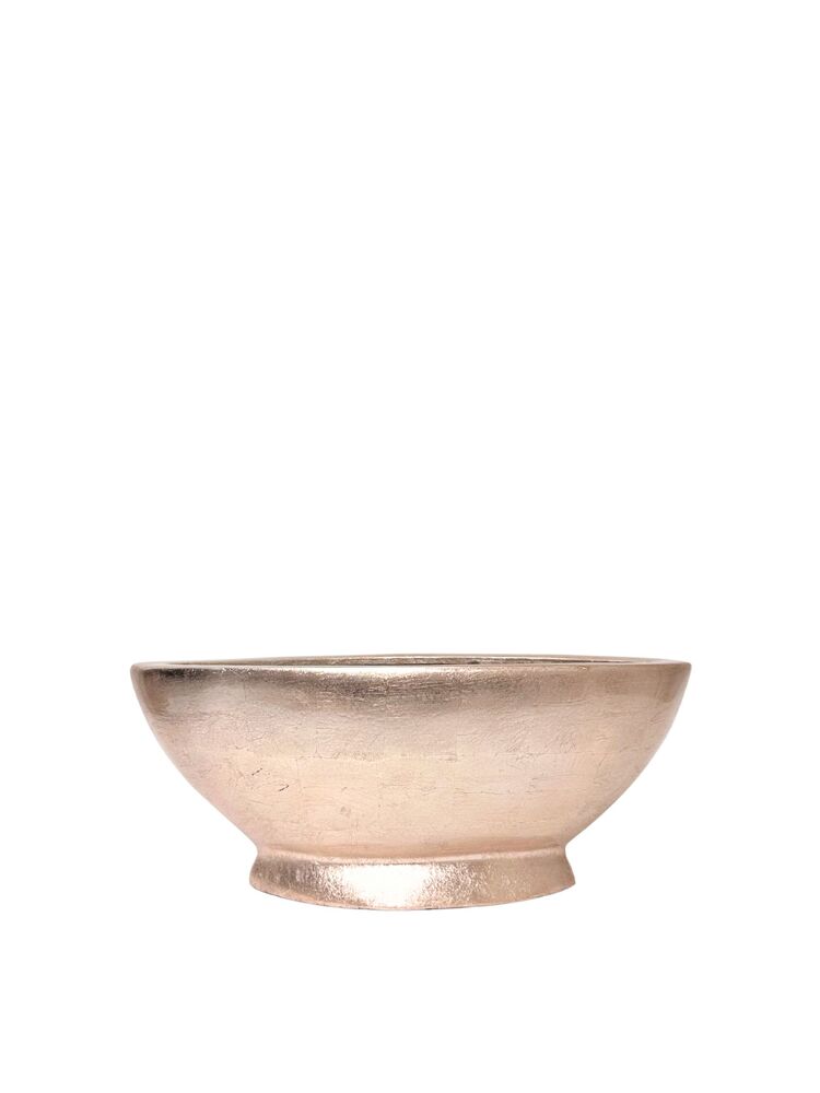 5.5 Inch Champagne Boat Polystone Vase 13.5"L x 6.75"W x 5.5"H -- 4 Per Case