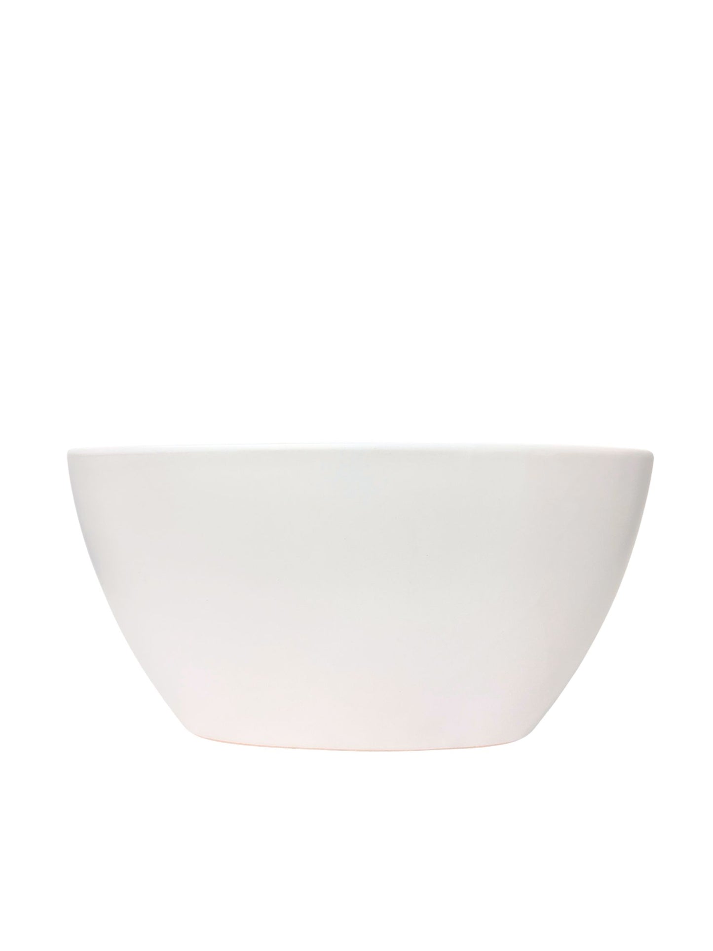 6 Inch White Oval Ceramic Vase 12"L x 5"W x 6"H -- 6 Per Case