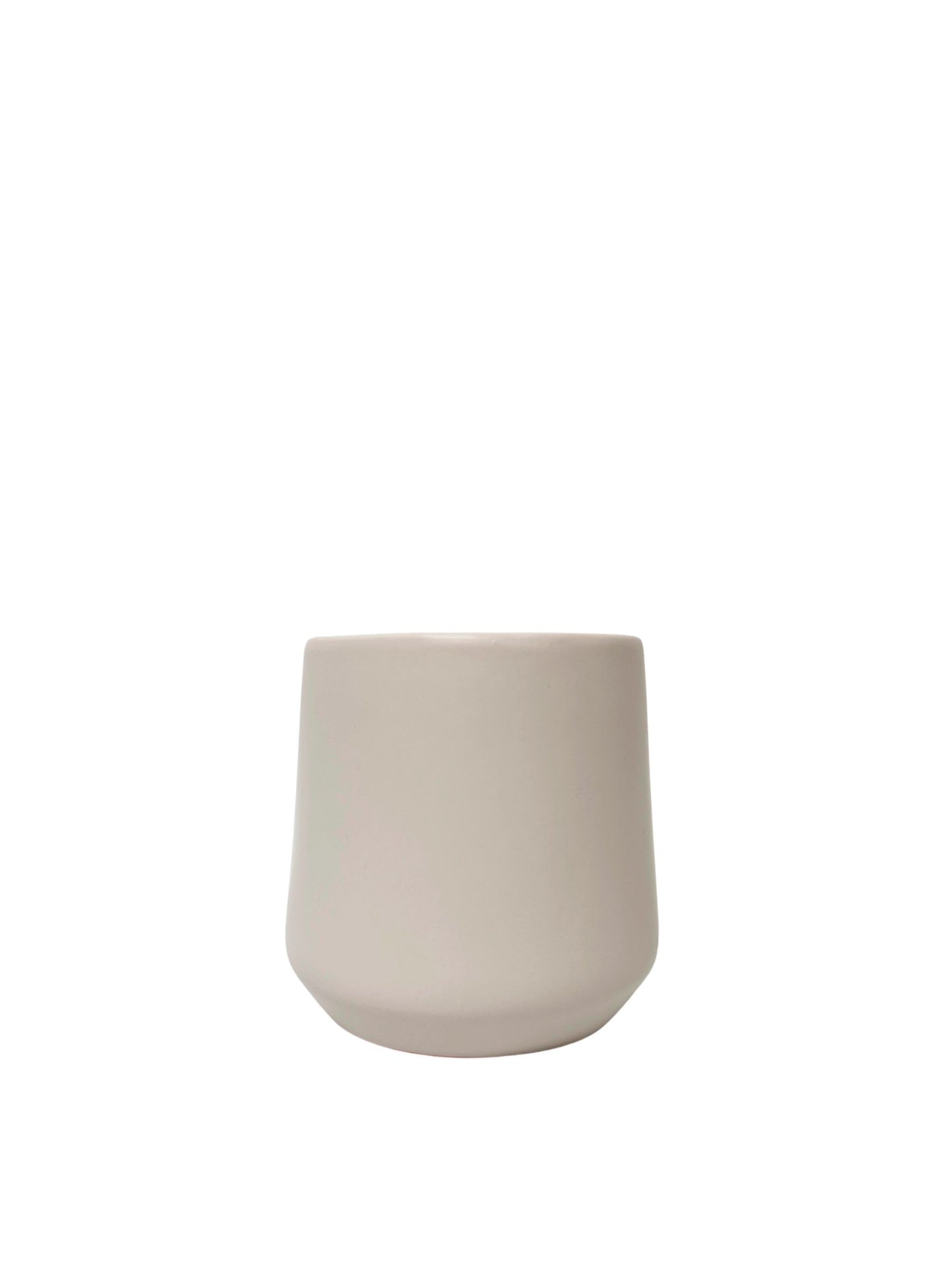 4.5 Inch Gray Stone Round Ceramic Vase 4.5"W x 4.5"H -- 24 Per Case