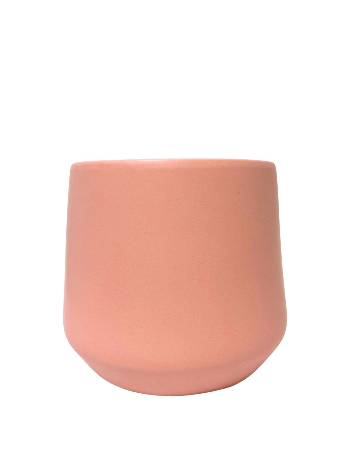 6.25 Inch Rose Blossom Round Ceramic Vase 7W x 6.25H -- 8 Per Case