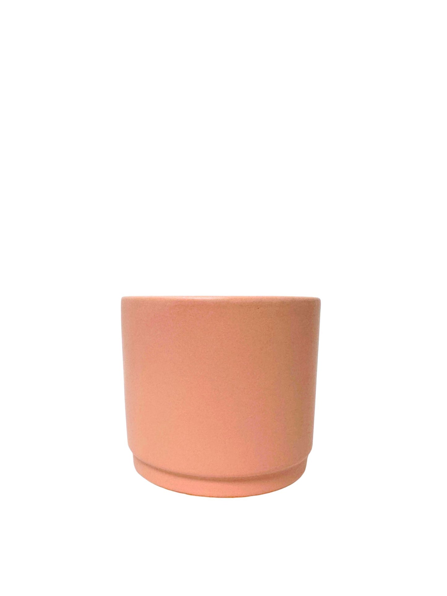 4 Inch Rose Blossom Round Ceramic Vase 4.75"W x 4"H -- 18 Per Case