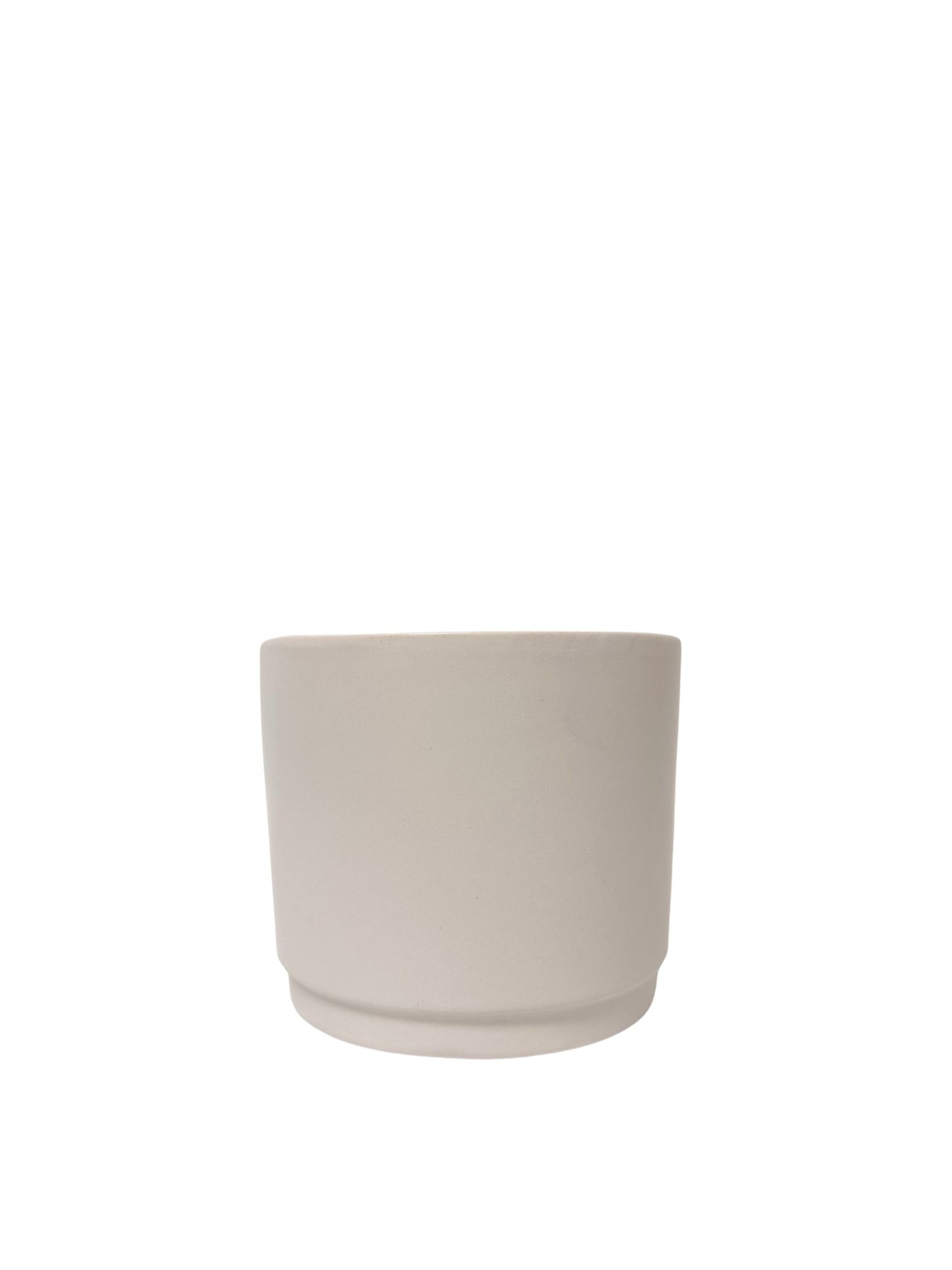 4 Inch Gray Stone Round Ceramic Vase 4.75"W x 4"H -- 18 Per Case