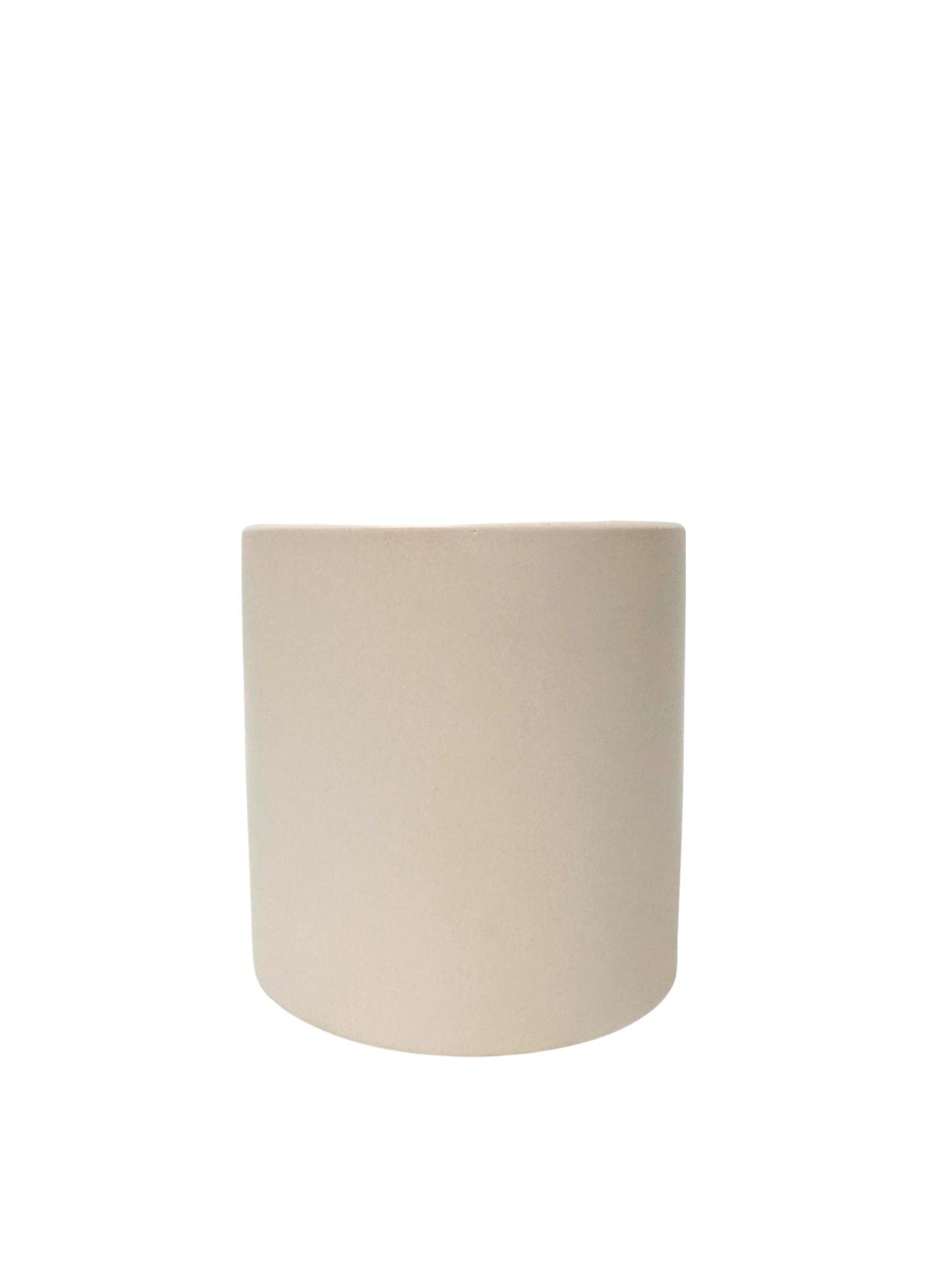 6 Inch Gray Stone Cylinder Ceramic Vase 5"W x 6"H -- 24 Per Case