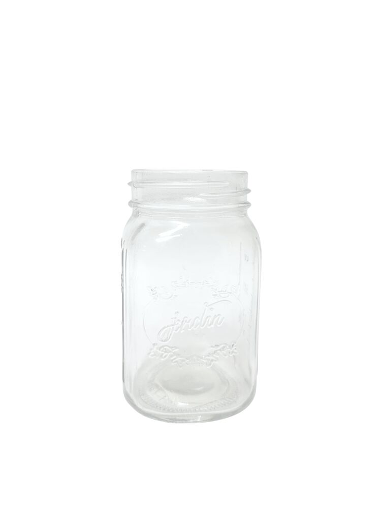 5.5 Inch Clear Mason Jar Glass Vase 3"W x 5.5"H -- 24 Per Case