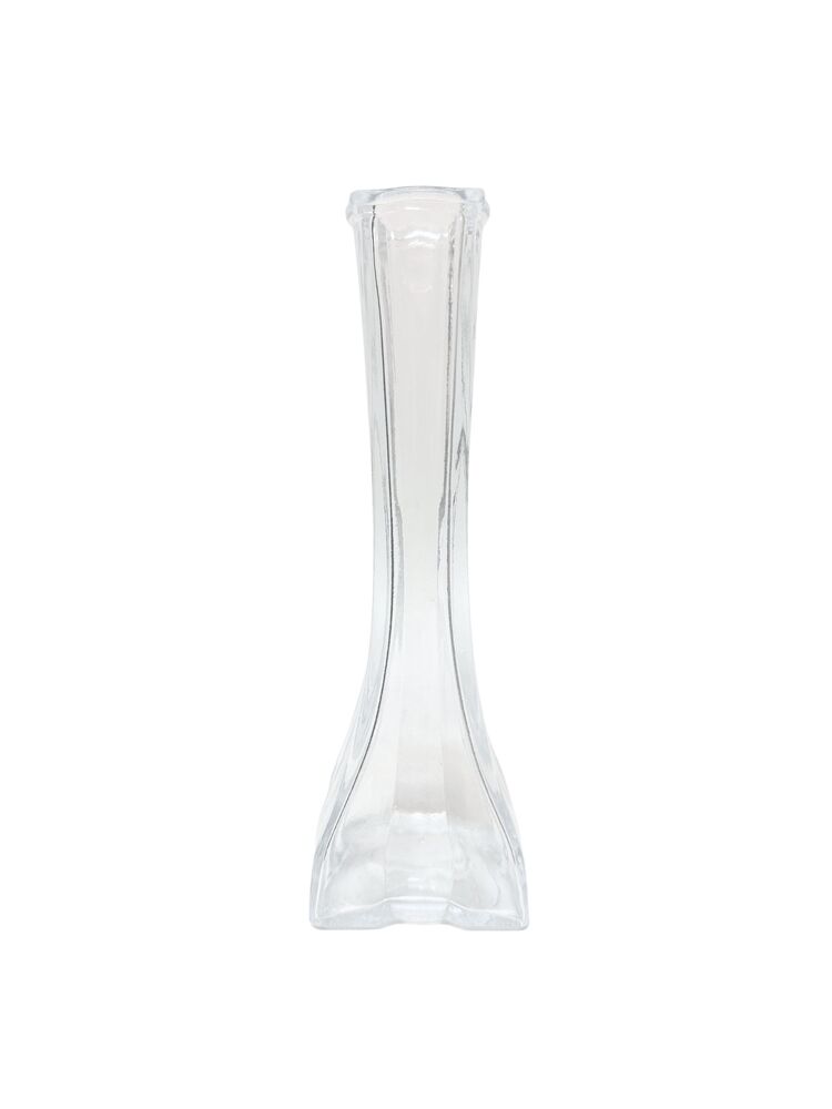 8.5 Inch Clear Bud Glass Vase 1.75W x 8.5H -- 24 Per Case
