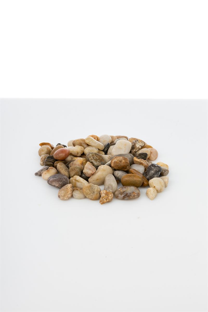 1KG Decorative Small River Rocks -- 24 Per Case