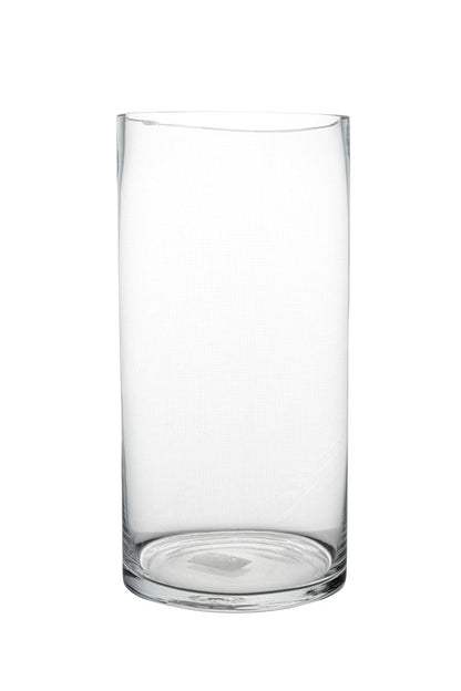 12 Inch Clear Cylinder Glass Vase 6W x 12H -- 6 Per Case