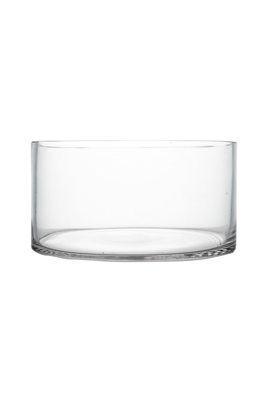4 Inch Clear Cylinder Glass Vase 8W x 4H -- 8 Per Case