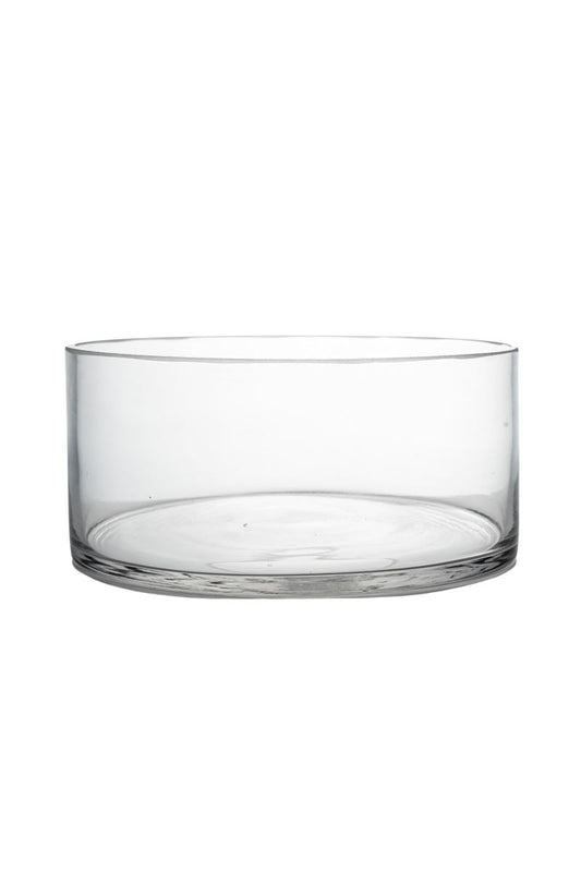4 Inch Clear Cylinder Glass Vase 9W x 4H -- 8 Per Case