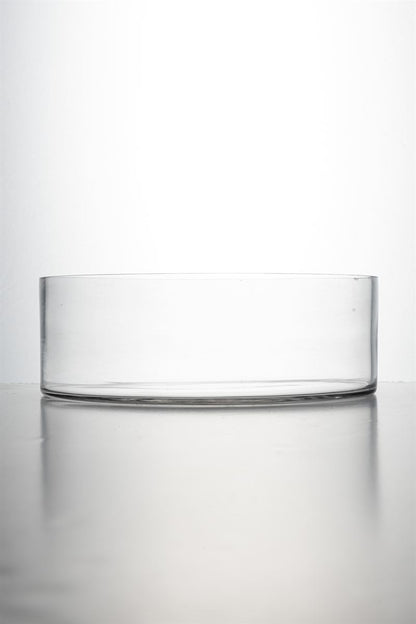 4 Inch Clear Cylinder Glass Vase 12W x 4H -- 4 Per Case