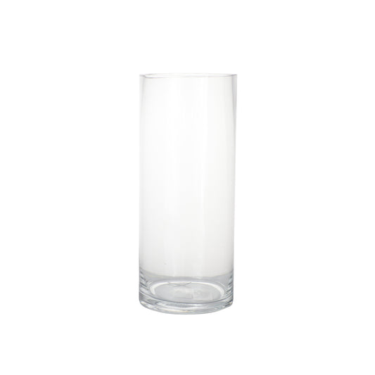 12 Inch Clear Cylinder Glass Vase 5W x 12H -- 15 Per Case