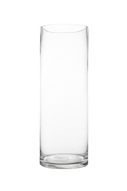 14 Inch Cylinder Glass Vase 5W x 14H -- 12 Per Case