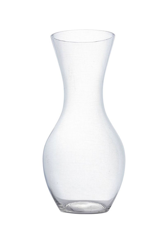 14 Inch Clear Belly Glass Vase 5W x 14H -- 6 Per Case