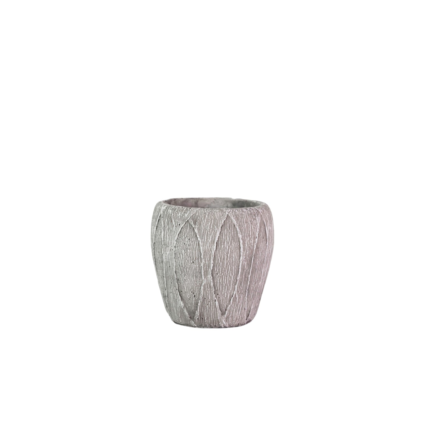 4 Inch Gray Bullet Cement Planter 4W x 4H -- 18 Per Case