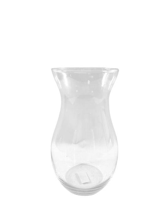 10 Inch Clear Belly Glass Vase 6W x 10H -- 24 Per Case