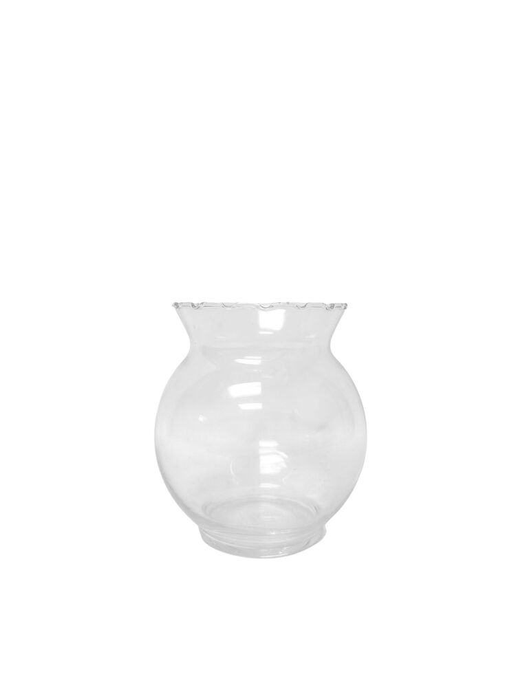 5.25 Inch Clear Bowl Glass Vase 4W x 5.25H -- 72 Per Case