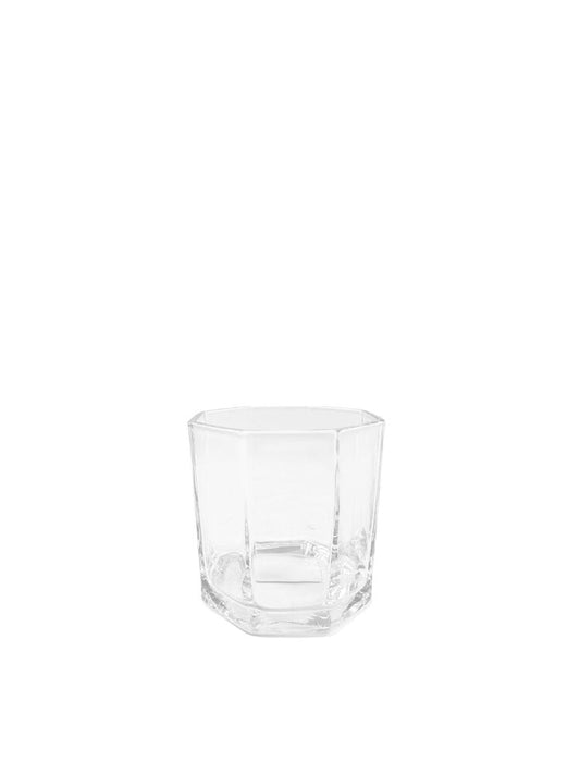 4 Inch Clear Octagon Glass Vase 4L x 4W x 4H -- 12 Per Case