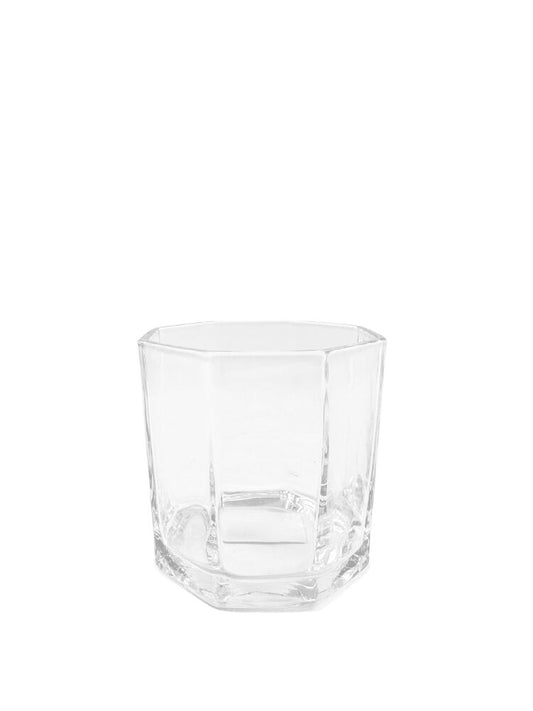 6 Inch Clear Octagon Glass Vase 6L x 6W x 6H -- 12 Per Case