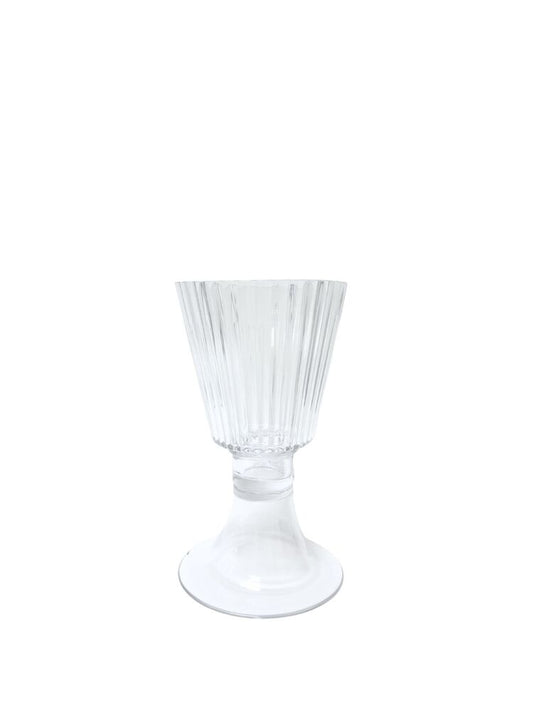 10 Inch Clear Cone Pedestal Glass Vase 5.5W x 10H -- 6 Per Case