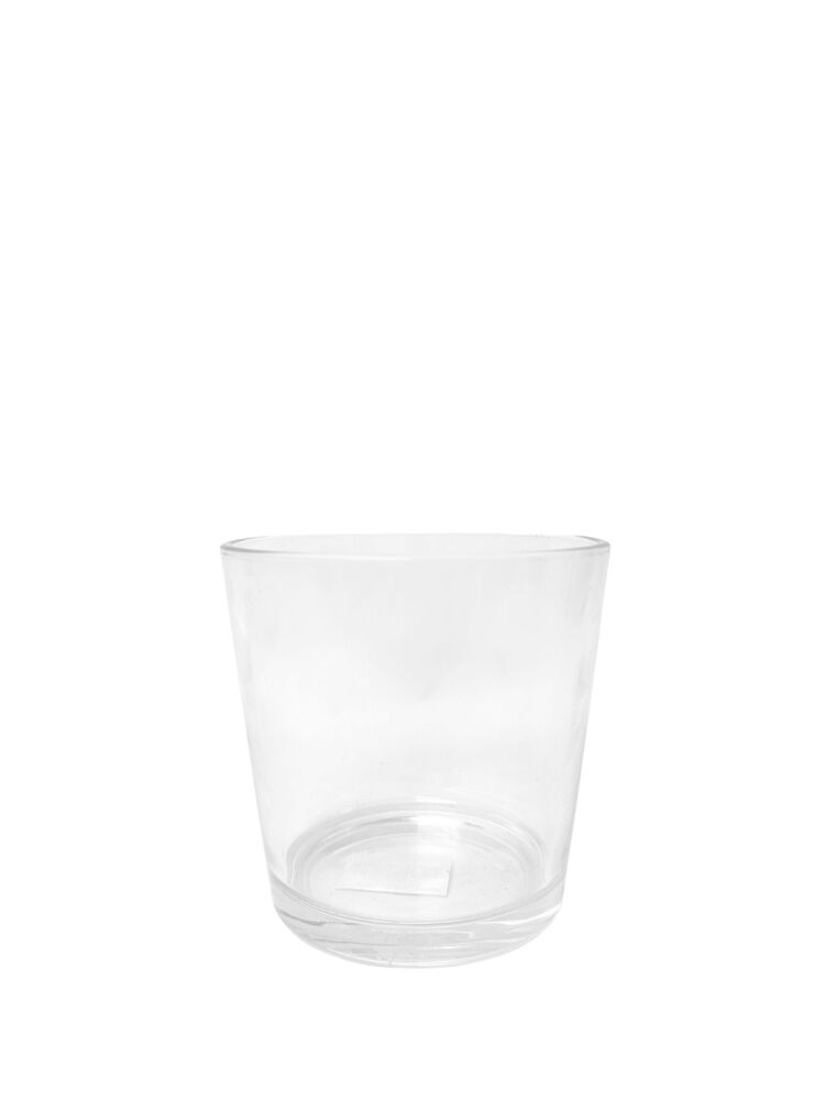 5 Inch Clear Candle Holder 5W x 5H -- 12 Per Case