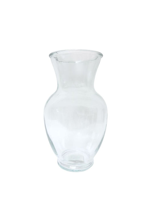 11 Inch Clear Belly Glass Vase 5W x 11H -- 6 Per Case