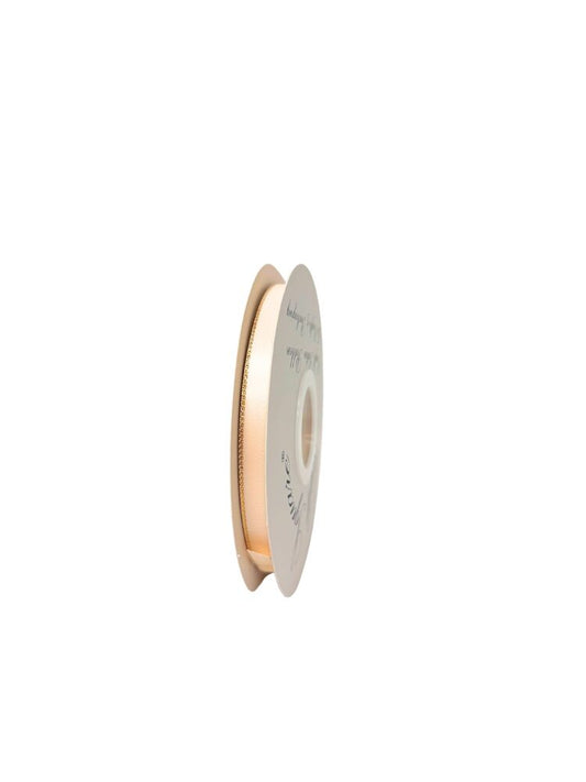 3/8 Inch Polyester Single Satin Ribbon (50 Yards) - 815 Cream -- 25 Per Case