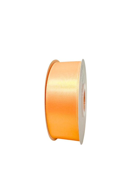 1.5 Inch Polyester Single Satin Ribbon (50 Yards) - Yellow Gold -- 9 Per Case
